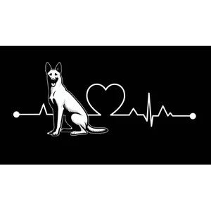 German Shepherd Premium Dog Sticker