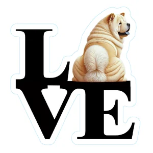 Golden Retriever Premium Dog Sticker by Unknown