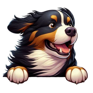 German Shepherd Premium Dog Sticker by Unknown