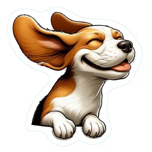 Siberian Husky Premium Dog Sticker by Unknown