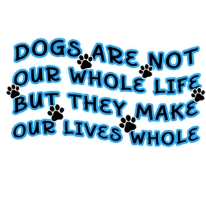 Paw Print Dog Sticker