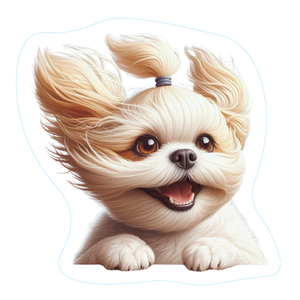Dog 16 Shih Tzu [Version 1] - Cut Line - Nikko