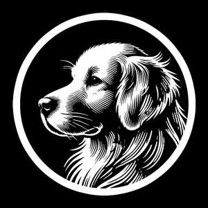 Golden Retriever Premium Dog Sticker