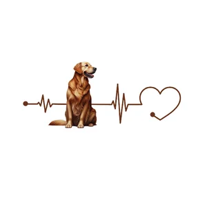 Golden Retriever Premium Dog Sticker