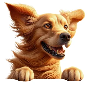 Golden Retriever Premium Dog Sticker