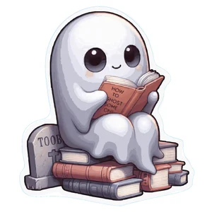 Studious Premium Dog Sticker