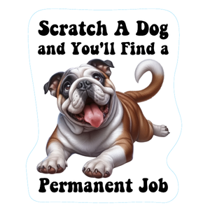 Dog Phrase 1 - Bulldog (Realistic Style Version) - Cut Line - Nikko