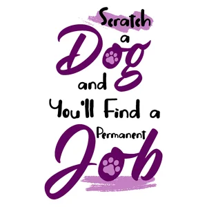 Paw Print Dog Sticker