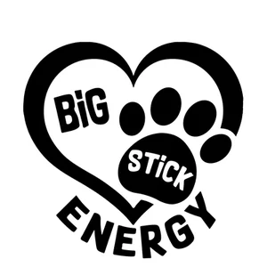 Paw Print Dog Sticker