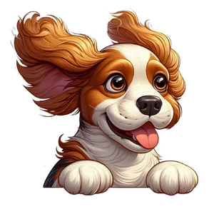 Cavalier Premium Dog Sticker