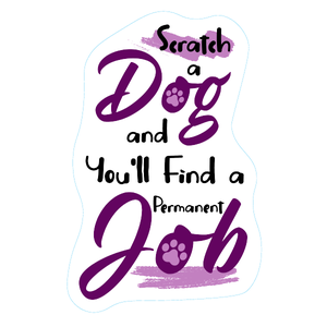 Dog Phrase 1 - Rottweiler (Text Version) - Cut Line - Nikko