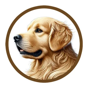 Golden Retriever Premium Dog Sticker