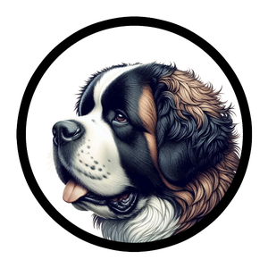 Dog 12 - Saint Bernard (Colored Version 1) Original - Nikko