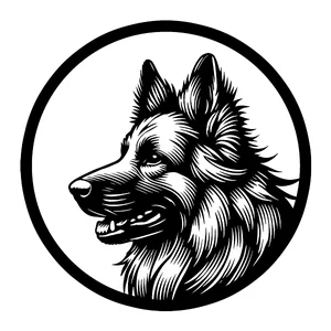 German Shepherd Premium Dog Sticker