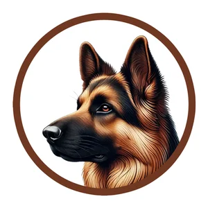 German Shepherd Premium Dog Sticker