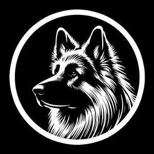 Wolf Premium Dog Sticker