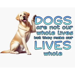 Labrador Retriever Premium Dog Sticker