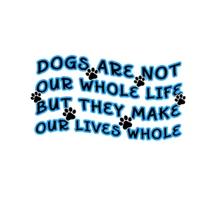 Paw Print Dog Sticker