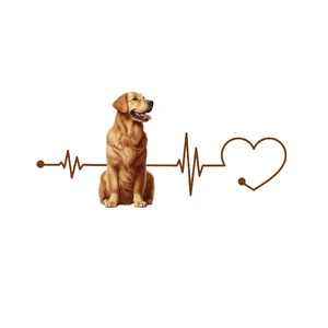 Golden Retriever Premium Dog Sticker