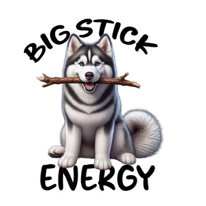 Siberian Husky Premium Dog Sticker