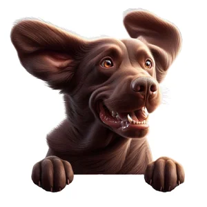 Labrador Retriever Premium Dog Sticker