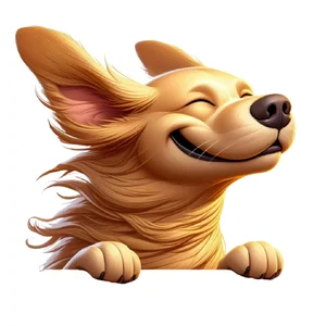 Golden Retriever Premium Dog Sticker