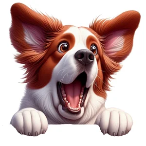 Saint Bernard Premium Dog Sticker