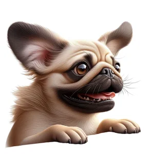 Pug Premium Dog Sticker