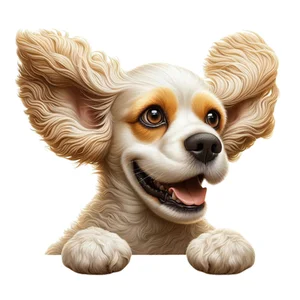 Cocker Spaniel Premium Dog Sticker