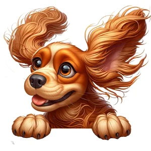 Cocker Spaniel Premium Dog Sticker