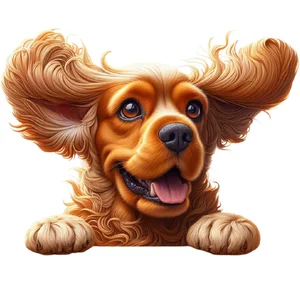 Cocker Spaniel Premium Dog Sticker