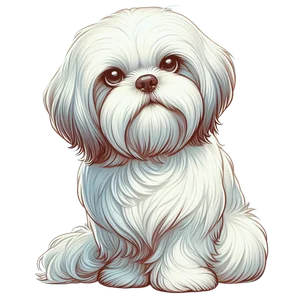Shih Tzu Premium Dog Sticker by Katie
