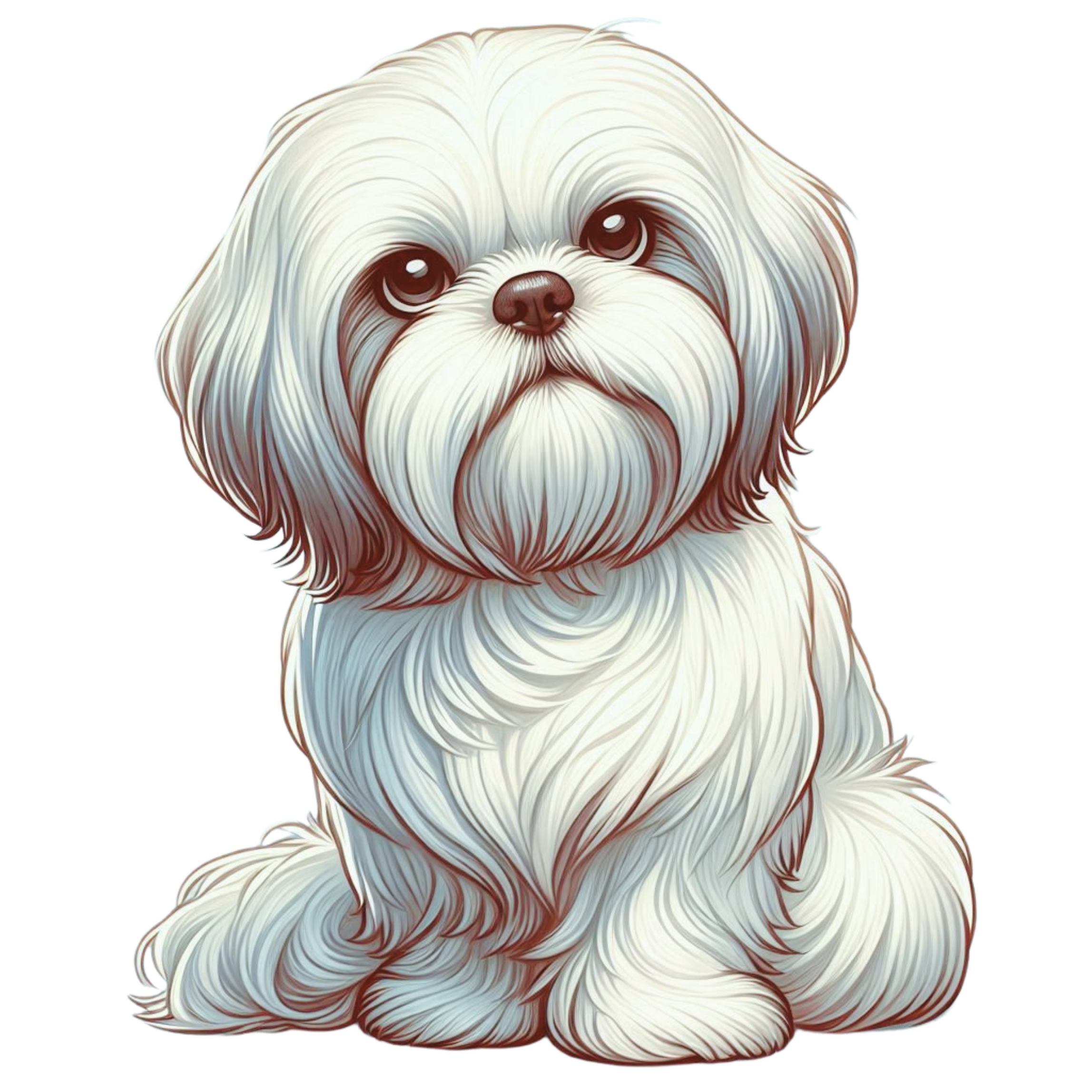 Shih Tzu Premium Dog Sticker by Katie