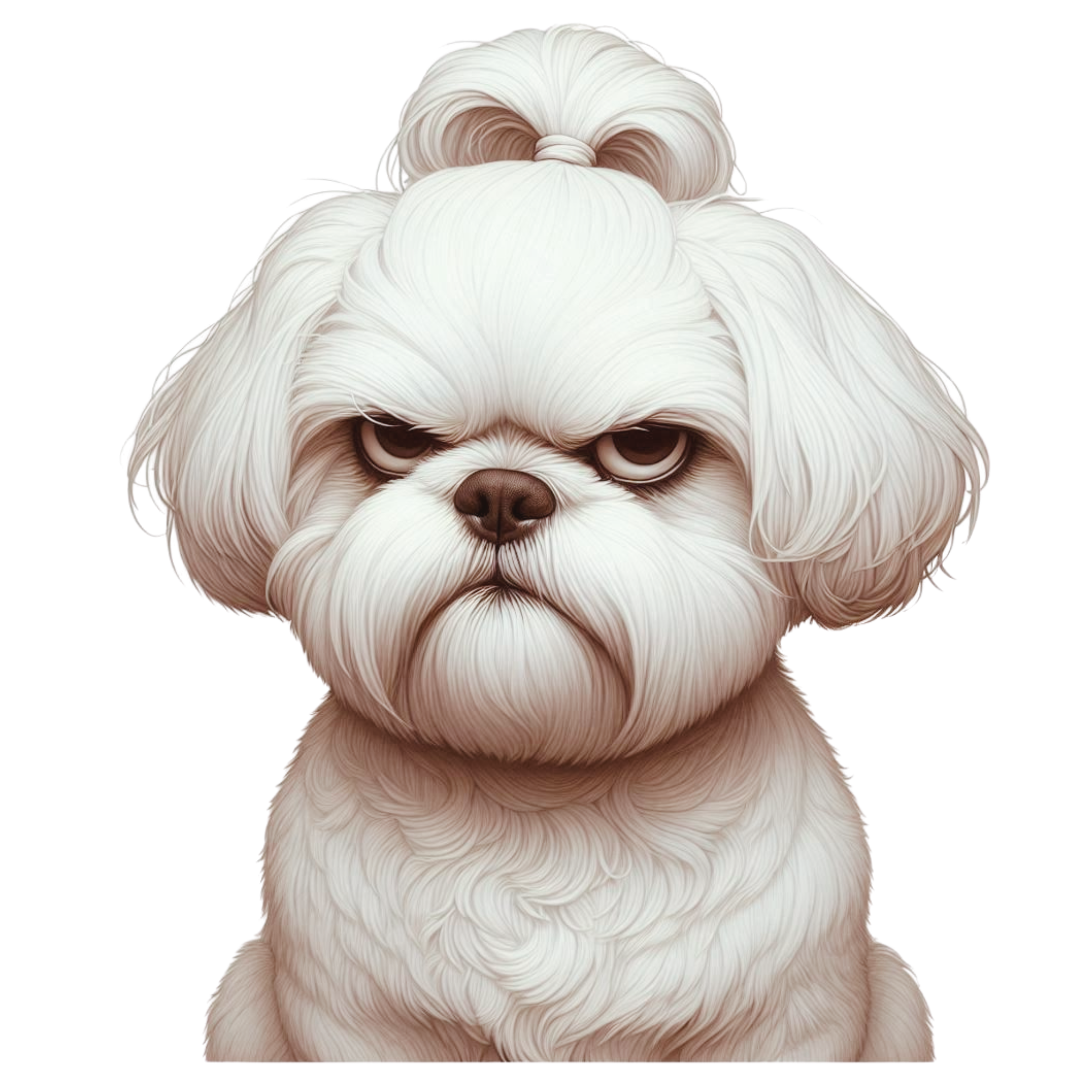 Shih Tzu Premium Dog Sticker by Nikko