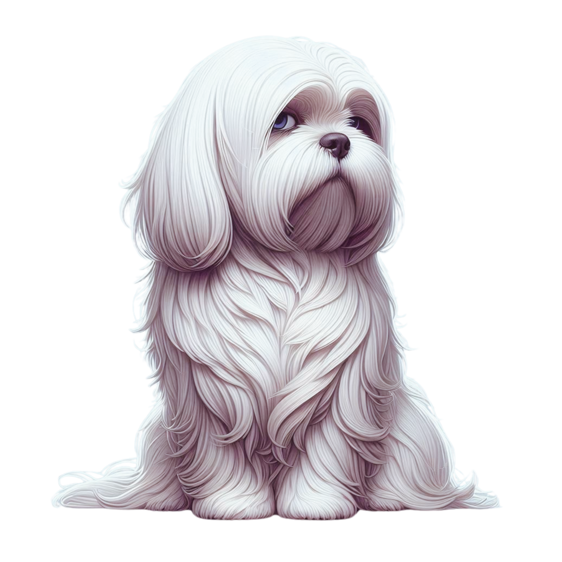 Shih Tzu Premium Dog Sticker by Nikko