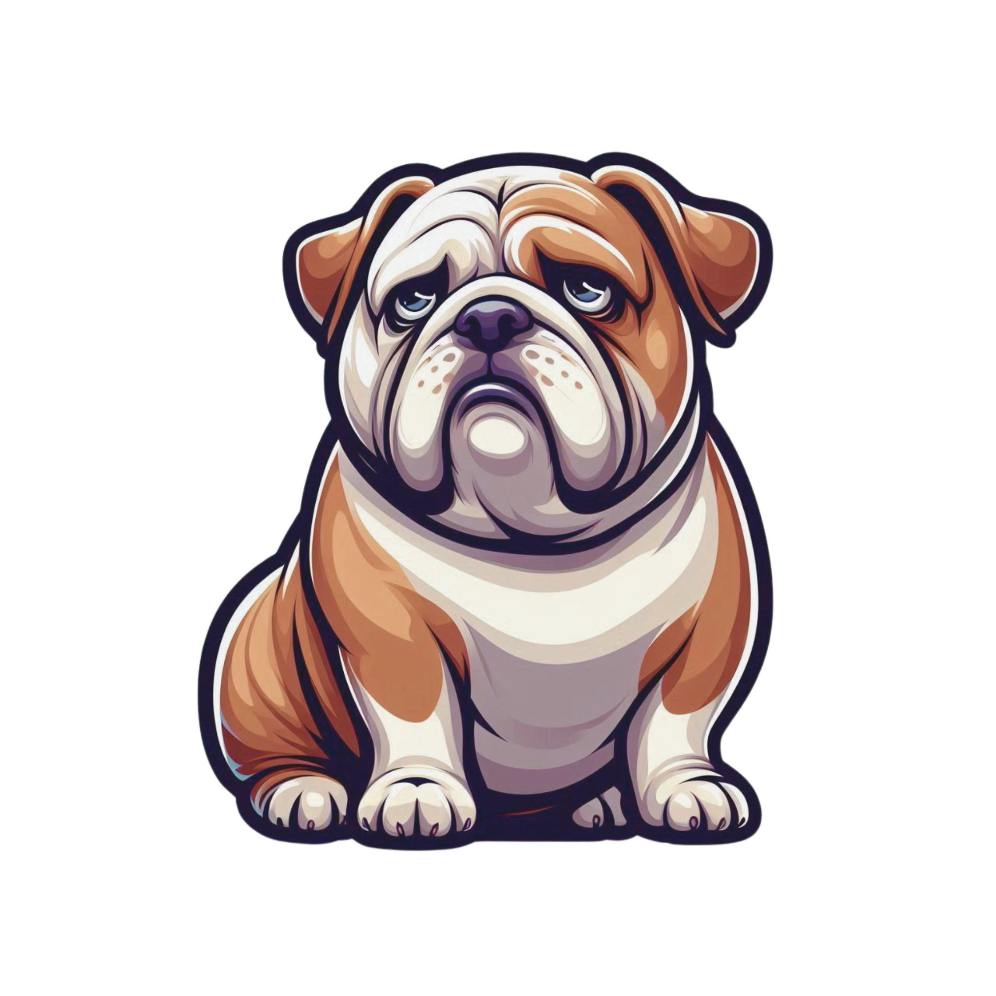 American Bulldog Premium Dog Sticker by Katie