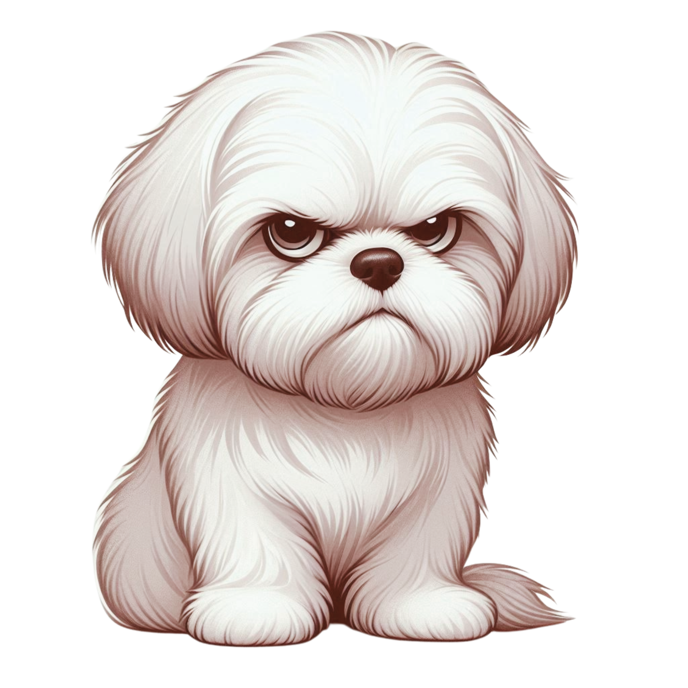 Shih Tzu Premium Dog Sticker by Nikko