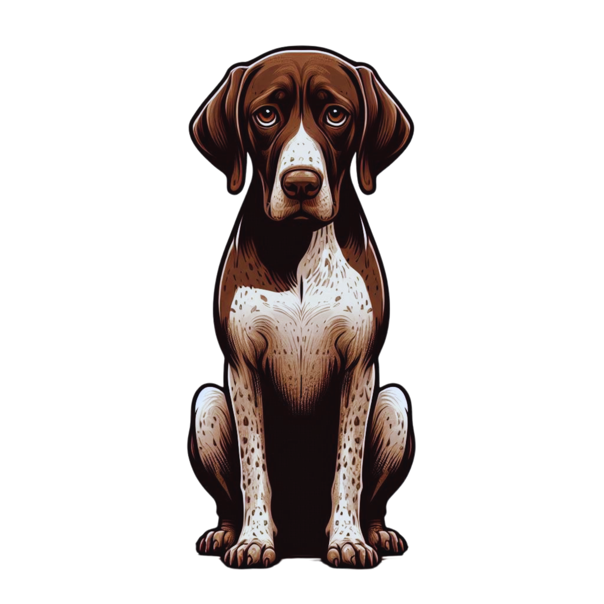 Siberian Husky Premium Dog Sticker by Nikko
