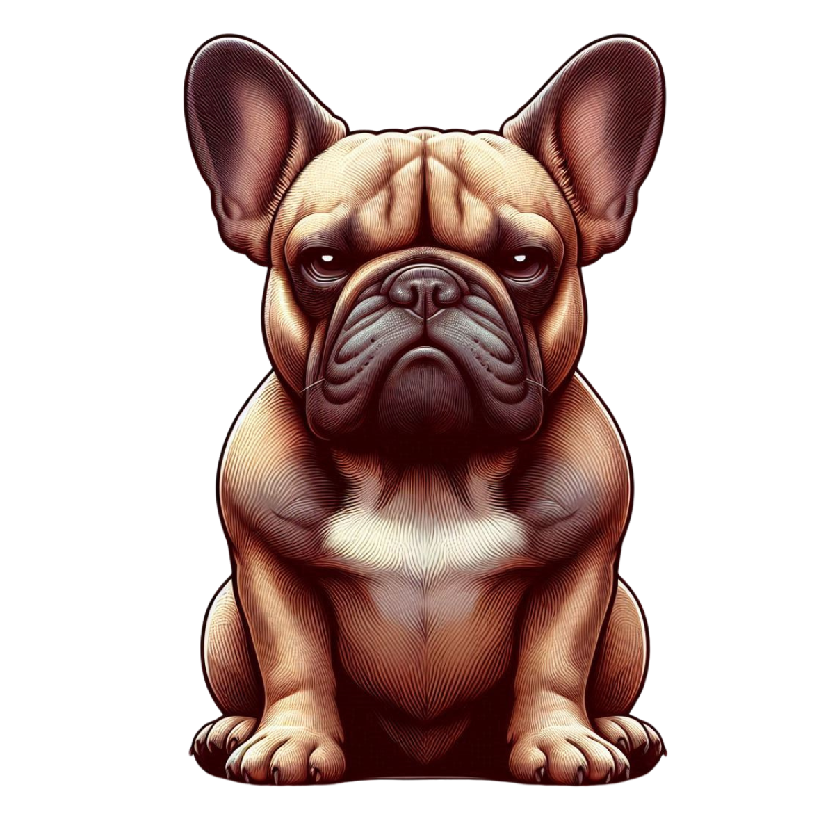 French Bulldog Premium Dog Sticker by Katie