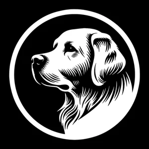 Golden Retriever Premium Dog Sticker