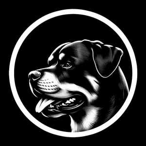 Rottweiler Premium Dog Sticker