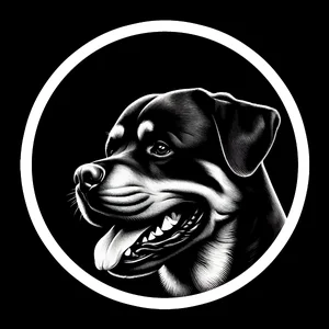 Rottweiler Premium Dog Sticker