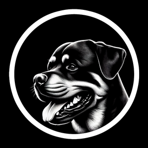 Dog 12 - Rottweiler (White Version 1) Revised - Nikko
