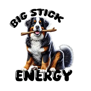 Bernese Mountain Dog Premium Dog Sticker