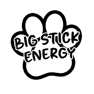 Paw Print Dog Sticker