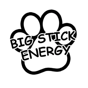 Paw Print Dog Sticker