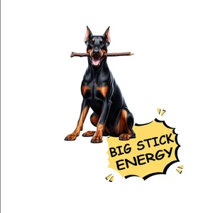 Doberman Premium Dog Sticker