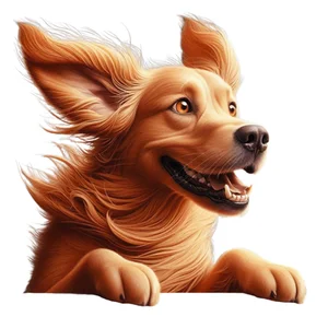 Golden Retriever Premium Dog Sticker