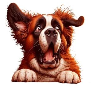 St Bernard Premium Dog Sticker