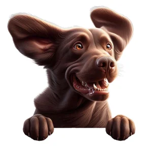 Labrador Retriever Premium Dog Sticker